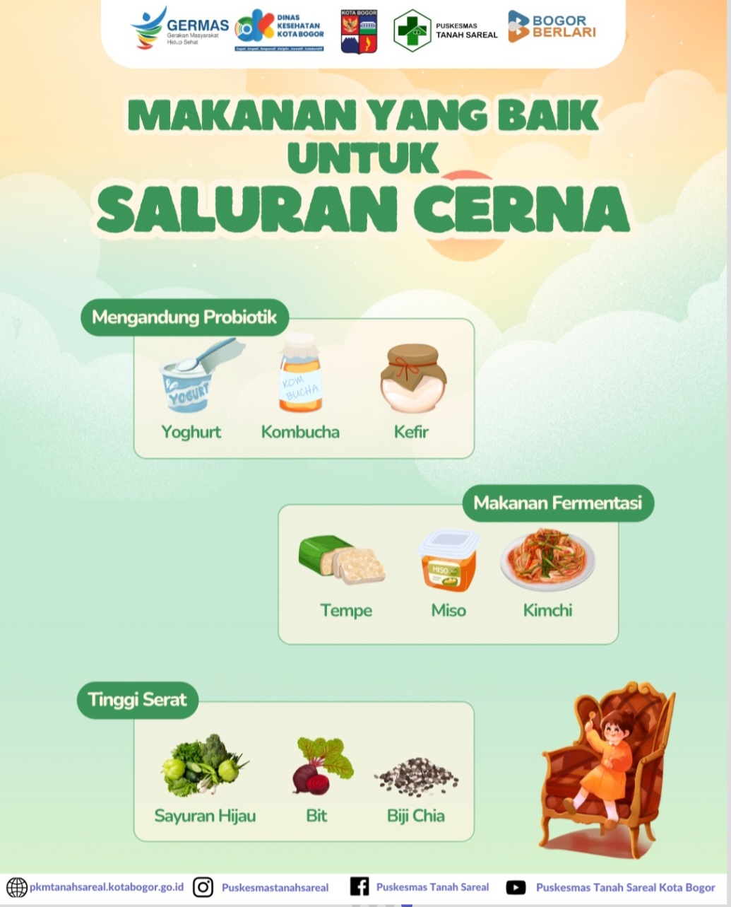 Makanan yang baik untuk saluran cerna